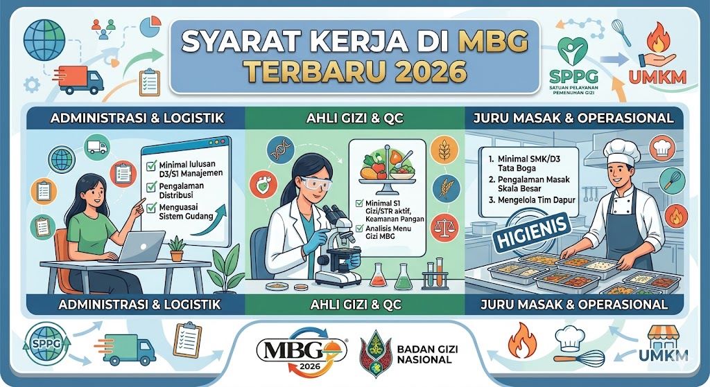 Syarat Kerja di MBG Terbaru 2026